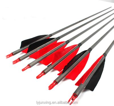 China Hunting 30inches Turkey Feather Carbon Arrow Archery Bow Use For Hunting Bow for sale