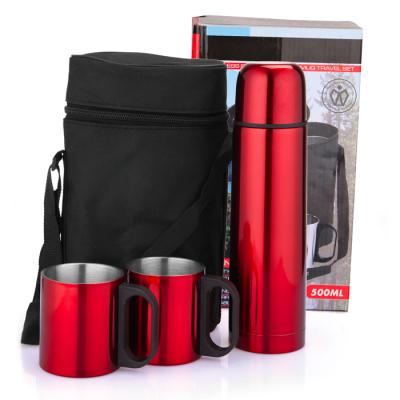 China Promotional Outdoor Business Gift Stainless Steel Vacuum Mug Set for sale