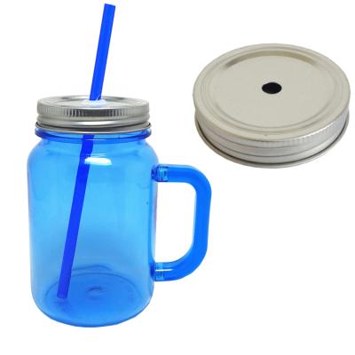 China CLASSIC custom promotional plastic mason jars with lids for sale