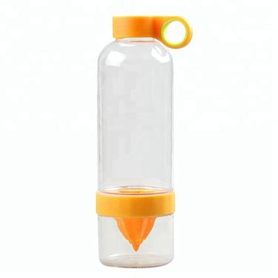 China Viable hot sales lemon bpa free plastic water bottle for sale