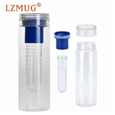 China Sustainable Hot Sales 700ml Plastic Fruit Bottle Bpa Free for sale