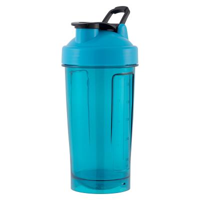 China New 2021 Wholesale CLASSIC Sport High Transparent Clear Protein Shaker Bottle For Gym With Mixing Ball for sale