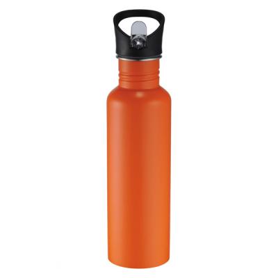 China Sustainable Promotional Stainless Steel Sport Water Bottle With Straw for sale