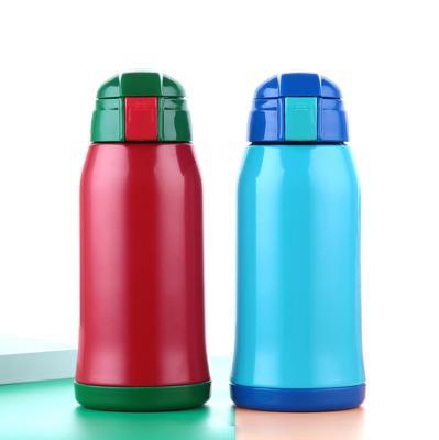 China Sustainable Double Wall Flip Top Stainless Steel Water Bottle for sale