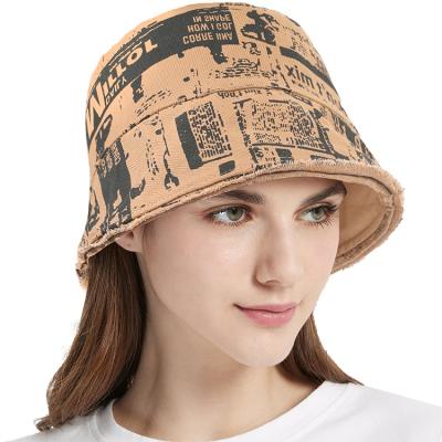 China Reversible Character Summer Bucket Hat Denim Branded Clear Football Embossed Bucket Hat for sale