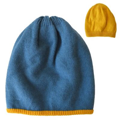 China JOINT Reversible Beanie Adults Famous Women Winter Hat Men Knitted Hats Winter for sale