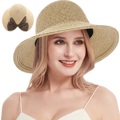 China OEM Large Picture Summer Logo Straw Hats Cloth Women Vietnamese Hawaiian Logo Beach Custom Straw Hat for sale