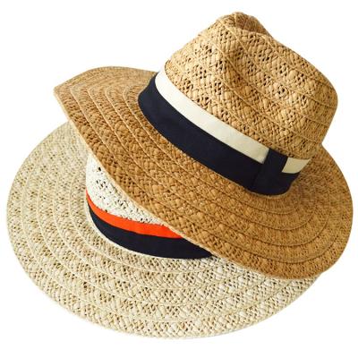 China Wholesale Women's Panama Hat Ladies Picture Luxury Natural Western Colombian Soft Cowboy Paper Straw for sale