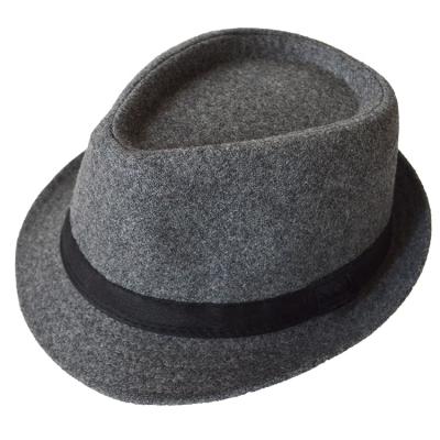 China Custom Picture Felted Hat Hats For Man Wool Stiff Luxury Custom Cheap Felt Mens Felted Hat Cap Bands for sale