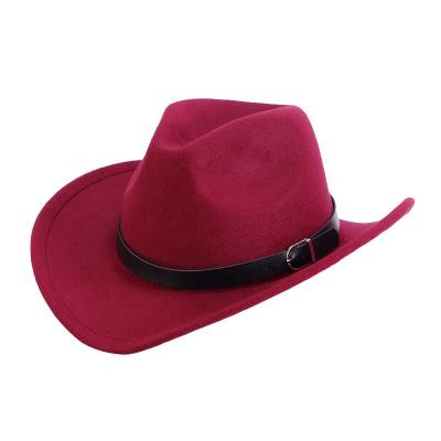 China Cowboy Hat Foam Cowboy Hat Mens Felt Hats Felt Hats Casual Bulk Western Wholesale Western Cowboy Hat for sale