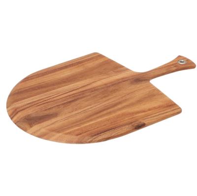 China Hotselling Acacia Wooden Skin Pizza Paddle Sustainable Premium Custom Made Pizza Wood Chopping Cutting Board for sale