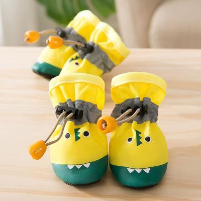 China Dog Shoes Crocodile Drop Teddy Puppy Summer Cute Viable Rain Shoes Waterproof Rainbeam Shoes for sale