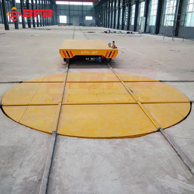 China Rail Transport BZP Model Free Rotating Electric 90degree Turntable For Rail Transfer Car for sale