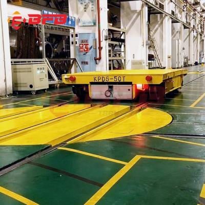 China Different Rail Vehicle Change Working Line 20 Ton Turning Car Electric Crossover Turntable Rail Transfer for sale