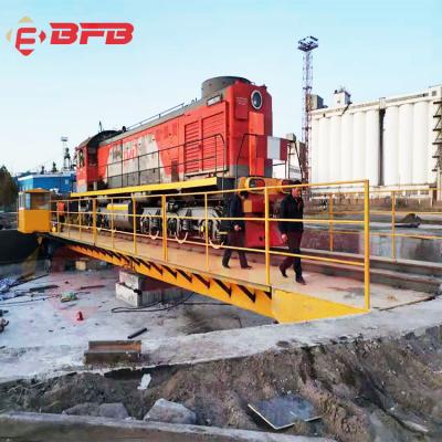 China Cross Rail Transport 360 Degree Turning Electric Turntable Used With Rail Transfer Cart for sale