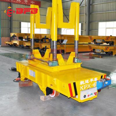 China Heat Resistant Drop Bucket Transfer Cart Shipyard 20t Pocket Cast Iron Battery Powered Transfer Car for sale