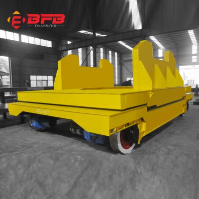 China Heavy Duty Heat Resistant Hot Molten Steel Warehouse Pocket Transport Transfer Cart Run On Rails for sale