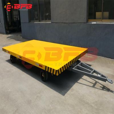 China 20 Ton Heavy Duty Industrial Flatbed Transport Platform Industrial Low Bed Full Sized Trailer for sale