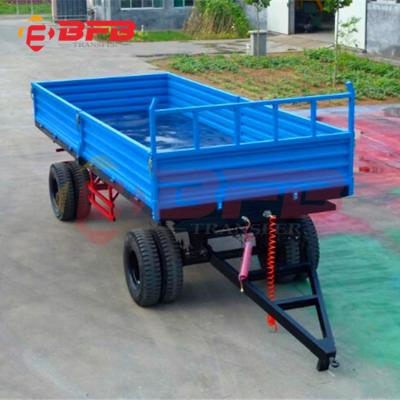 China CE Certificate Industrial Power Tiller Trailer Walking Tractor Excavator Mini Sized Trailer for sale