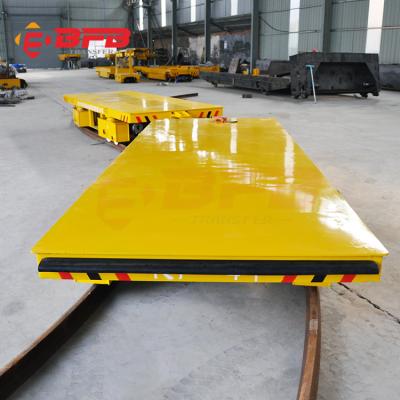 China Material Transfer Drawbar Connection Forklift Towed Rail Cart for sale