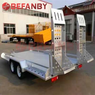 China Car Trailer Best Selling Hot Customized Mobile Metal Galvanizing Car Trailer for sale