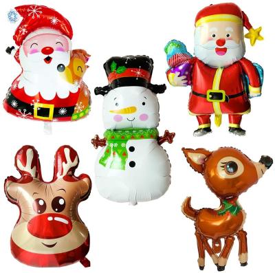 China Wholesale Beautiful Colorful Foil Balloon Merry Christmas Gift Decorations Party Inflatable Balloon for sale