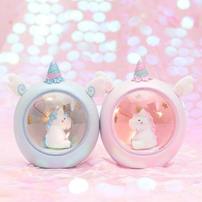 China Cheap Price Table Lamp 3D Unicorn Night Light For Kids Decoration For Gift for sale