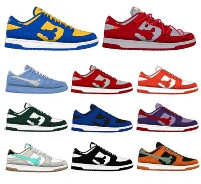 China High Quality Trainers Sports Sneakers Comfortable Air Cushion Cushioning Mesh Breathable Basketball Shoes for sale