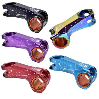 China Lightweight Mountain Bike - 17 Degree XC Cross Country Aluminum Alloy 35 / Colorful 31.8*90mm Upright Tube Bicycle Stem for sale