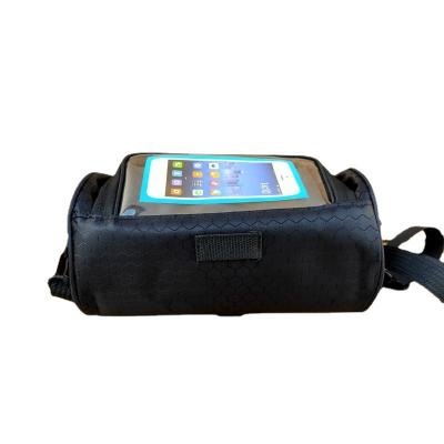 China Durable High Security Bike Touch Screen Bag Mobile Phone Bag Bicycle Front Cylinder Storage Bag for sale