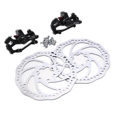 China Front Rear Bike Caliper With Aluminum Alloy Folding Road Bike Disc Brake Calipers Mountain Bikes MTB for sale