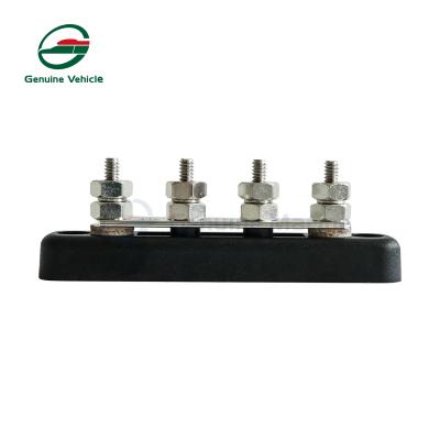 China 100A 300V Brass Terminal AC Marine Busbar Marine Busbar Boat Terminal Busbar For Boat RV for sale