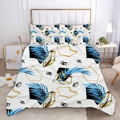 China Anti-pilling Cute Cartoon Panda 3D Printed 3pcs Bedding Sets Duvet Cover Sets Pillowcases Textiles Dropshopping Home Wholesale for sale