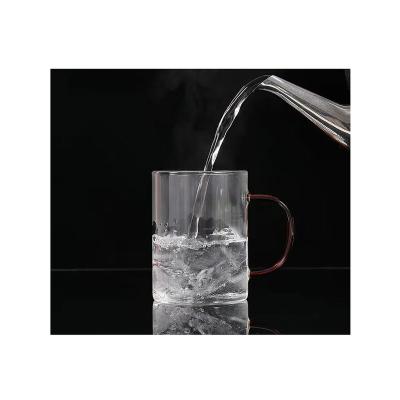 China Handmade High Borosilicate Hot Selling Clear Glass Beer Juice Glass Coffee Cups for sale