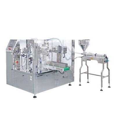 China premade 3-side-seal automatic bag detergent liquid packing machine for silane coupling agent for sale