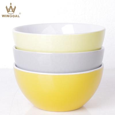 China Viable 4.25 Inch Colorful Ceramic Cereal Bowl for sale