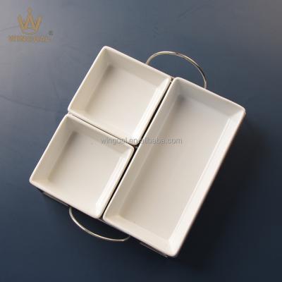 China High quality ceramic serving tray viable new design for daily use for sale