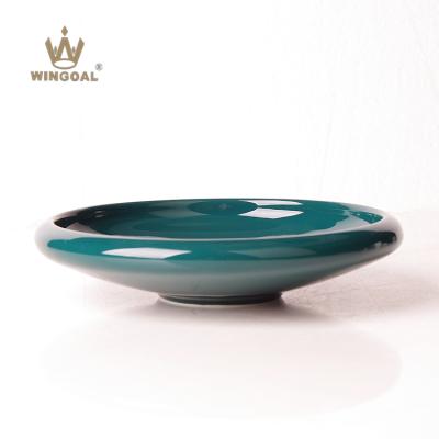 China Disposable Dinnerware Tabletop Smooth Luster Ceramic Salad Bowl Manufacturer for sale