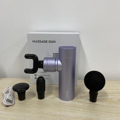 China Smart Mini Fascia Gun Muscle Therapy Massager Relaxation Body GeSJ Massage Gun Vibrating Deep Muscle Massage Gun for sale