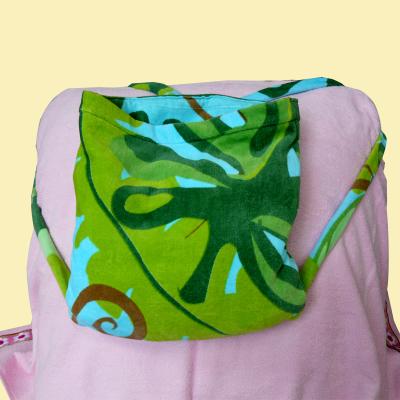 China Cotton Beach Towel Reusable Beach Towel Bag Printed Backpack Wholesale for sale