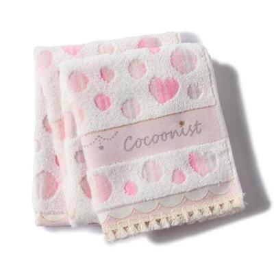 China Machine Washable Customized Cotton Towel Turkish Bath Towel With Flower Design for sale