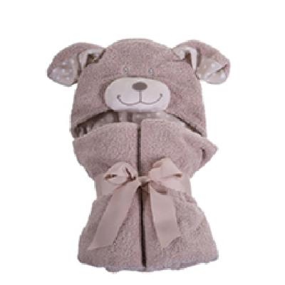 China Sustainable Design 100% Bamboo Cute Animal Baby Hooded Bath Towel for sale