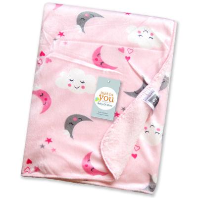 China Wholesale Custom Cotton Printed Super Soft Anti-Static Wrap Cotton Flannel Baby Blanket for sale