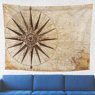 China Simple Colorful King Size Vintage Wall Tapestry Printing Natural Scenery Hanging Tapestry For Living Room Decorative for sale