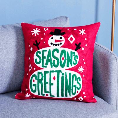 China Wholesale New Jacquard Design Custom Christmas Cushion Pillow Covers for sale