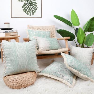 China Anti-static home decorative hand macrame cushion cover, hot sale 45*45cm macrame cushion cover for sale