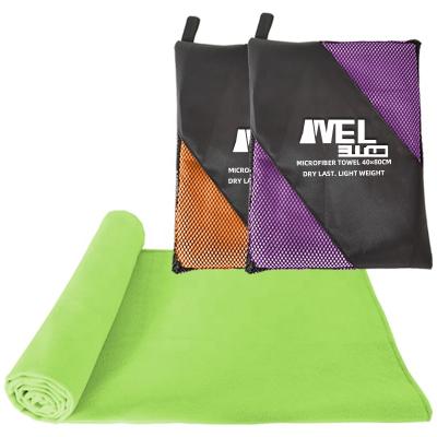 China Easy To Use Polyester Travel Microfiber / Sports Towel , Cotton Printed Beach Towel for sale