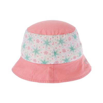 China Custom Dye Sublimation Eco - Friendly Printing Reversible Bucket Hat Kids Wide Brim Hats for sale