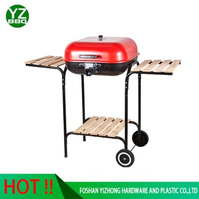 China 2019 Newest Easily Cleaned Red Charcoal 28018E Grill In Outdoor Barbecue for sale