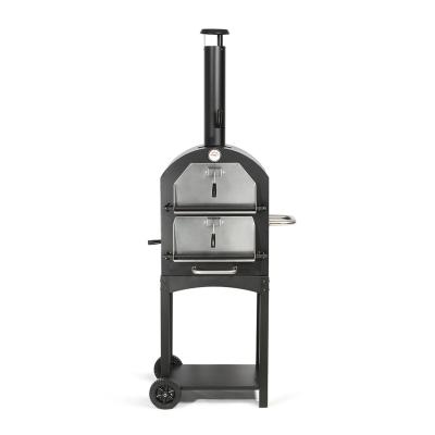 China YZ Cart New Arrival Backyard Charcoal Pizza Oven For BBQ Grilling for sale